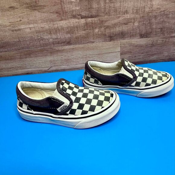 Classic Checkerboard Slip on Vans - Picture 5 of 10